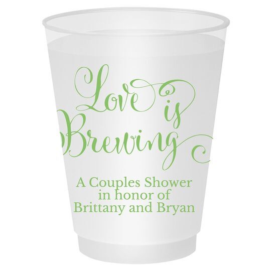 Love is Brewing Shatterproof Cups